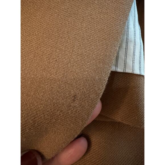 J.Crew Regent Blazer – Camel – Size 4P – Tailored Wool Blend with Flannel Collar - Picture 16 of 16